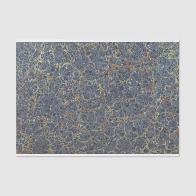 De Seda Papel final martirizado azul (Anverso)