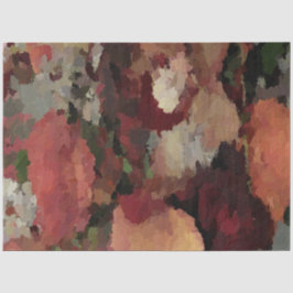 De Seda Papel higiénico abstracto floral otoñal