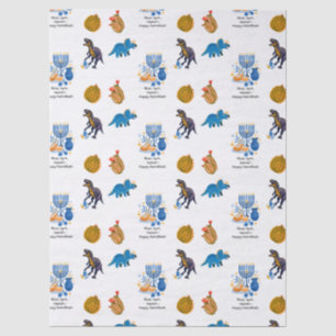 De Seda Papel higiénico Hanukkah para niños - Dinosaurios 