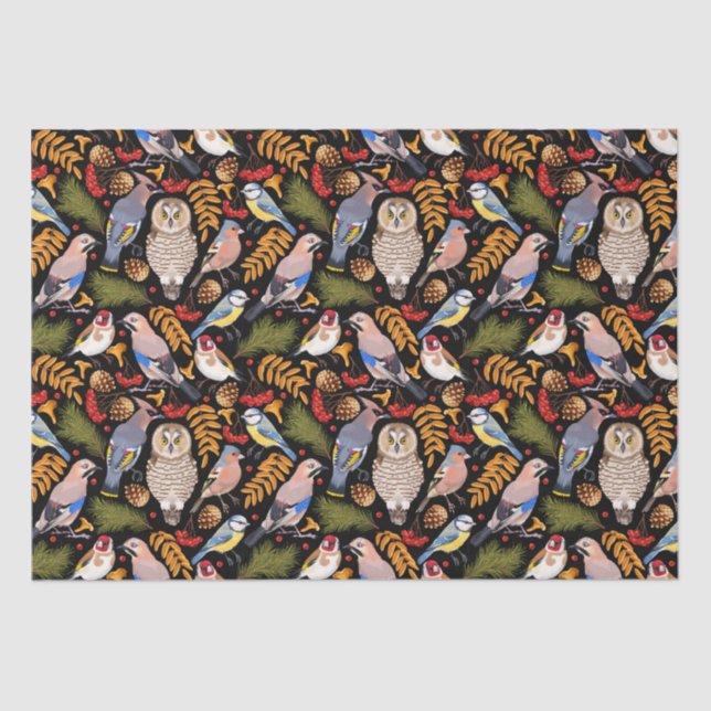 De Seda Papel higiénico para aves (Anverso)