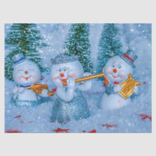 De Seda papel higiénico para la nieve musical