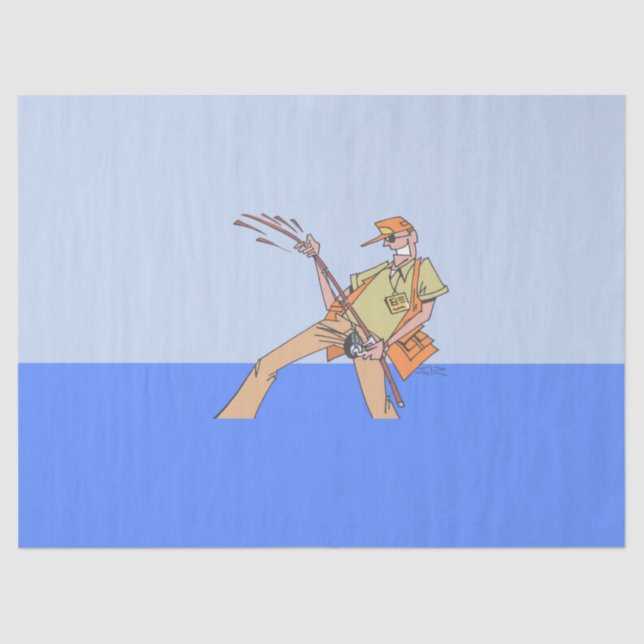 De Seda Papel higiénico para pescadores (Anverso)