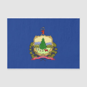 De Seda Papel higiénico patriótico con bandera Vermont, EE