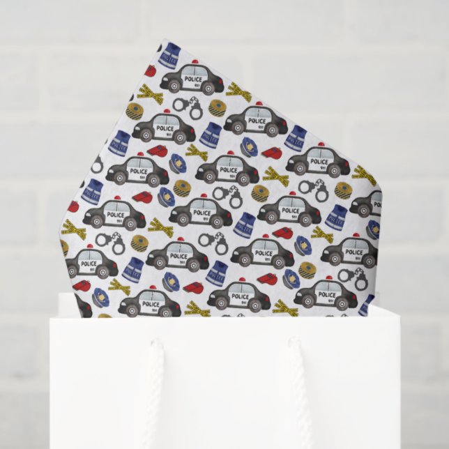 De Seda Papel Higiénico Policía (Bolsa de regalo)