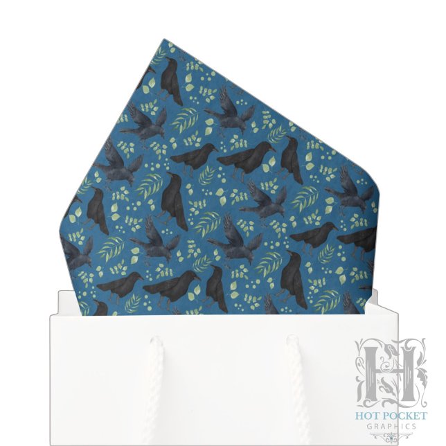 De Seda Papel higiénico Raven en Azul (Subido por el creador)