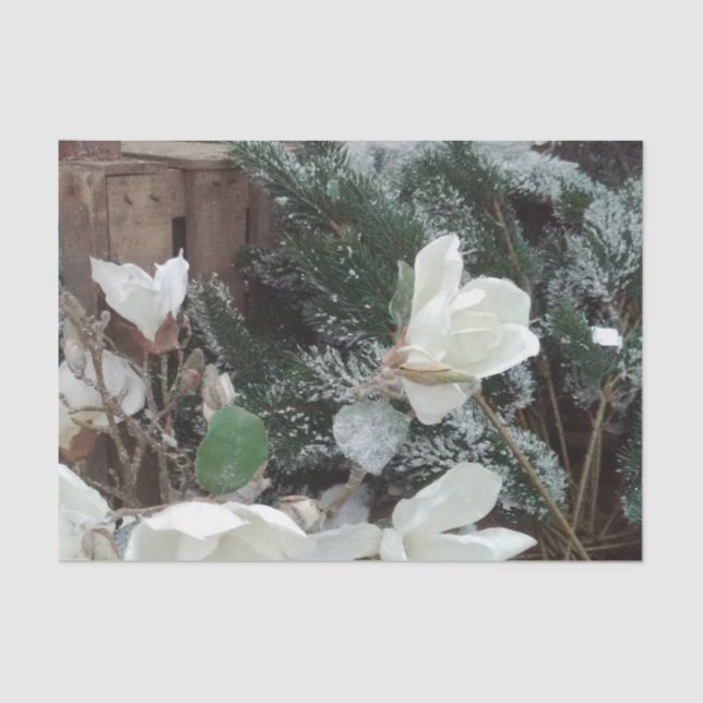 De Seda papel muselina noel (Anverso)