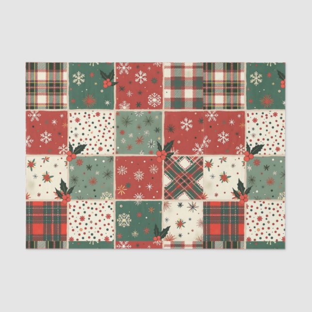 De Seda Papel navideño vintage (Anverso)