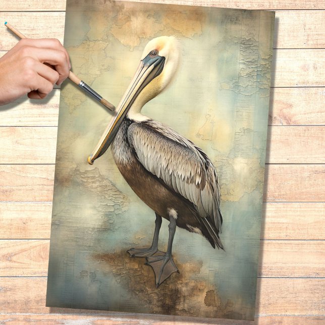 De Seda Papel Pelican 3 Decoupage (Subido por el creador)