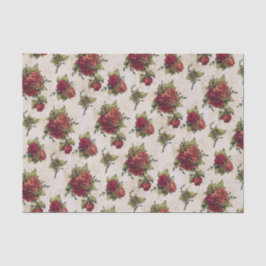 De Seda Papel pintado antiguo del rosa rojo