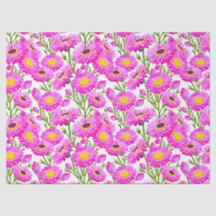 De Seda Papel rosa: disimula los flores