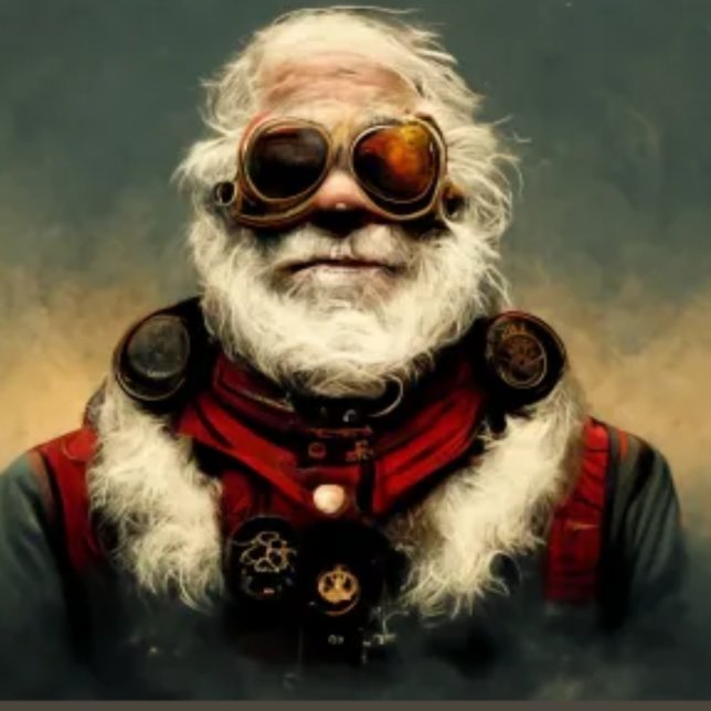 De Seda Papel Steampunk Santa Tissue (Subido por el creador)