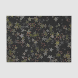 De Seda Papel tapicero Navidad estrella ejército verde mel