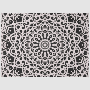 De Seda Papel tapicero Tribal Mandala G385
