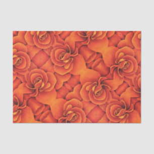 De Seda Papel tapón - Naranja Begonia