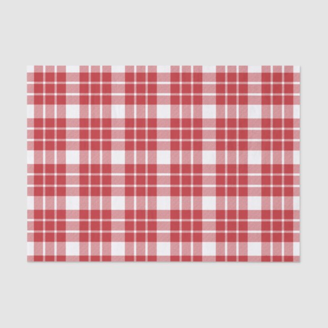 De Seda Papel tapón rojo y blanco oscuro (Anverso)