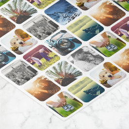 De Seda Papel Tejido 10 Fotografía en blanco redondeado