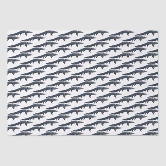 De Seda Papel Tejido Gator (Anverso)