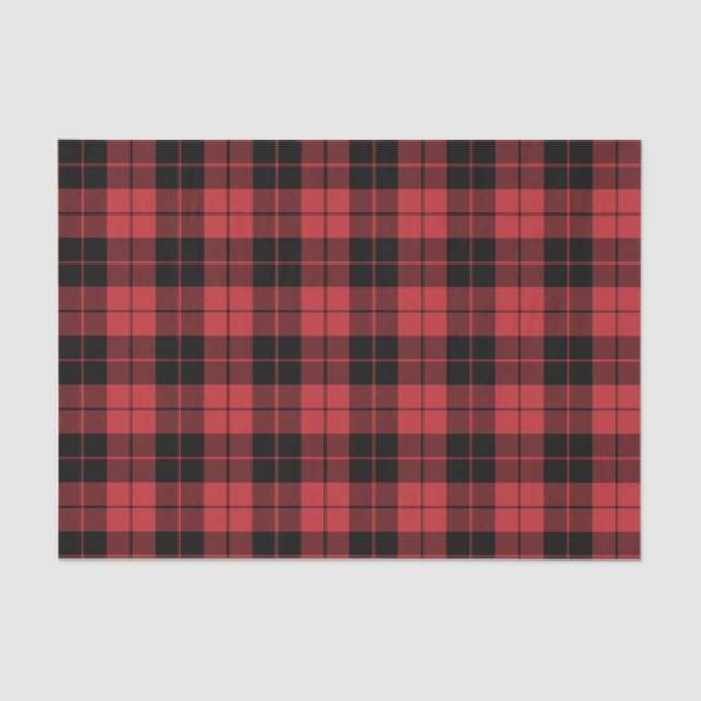 De Seda Papel Tejido negro y rojo oscuro (Anverso)