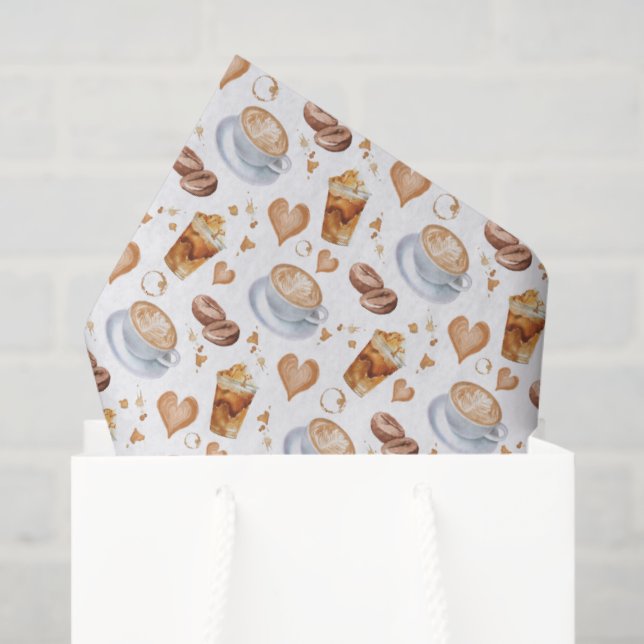 De Seda Papel tisú Cappuccino (Bolsa de regalo)