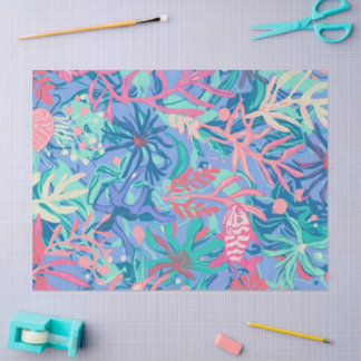 De Seda Papel tisú con gráfico elegante