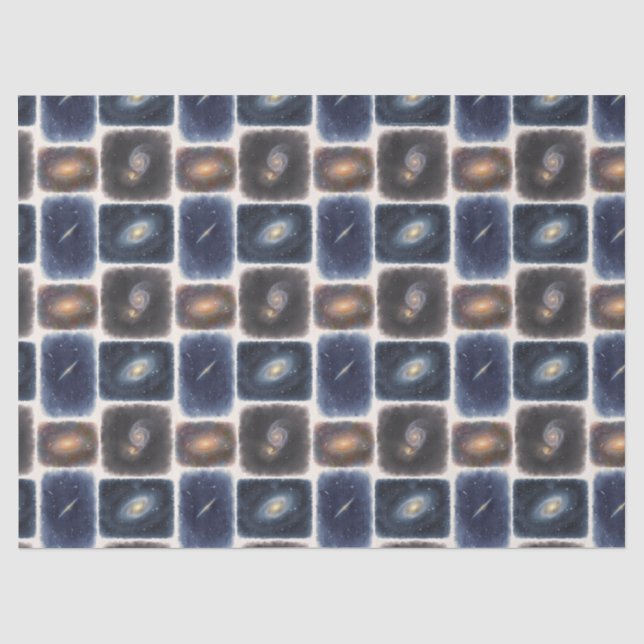 De Seda Papel tisú del universo acuarela (Anverso)
