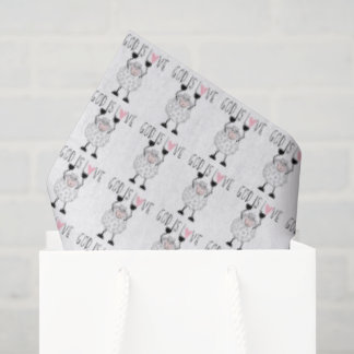 De Seda Papel tisú "Dios es AMOR"