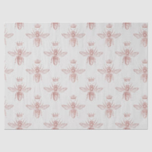 De Seda Papel tisú diseño 2 serie Rose Gold Bee