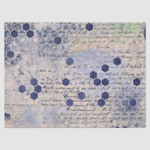 De Seda Papel tisú Diseño Serie Abeja Azul 18