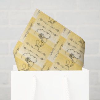 De Seda Papel Tisu Flowing Beauty Goldenrod