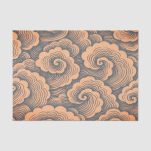 DE SEDA PAPEL TISÚ ONDA JAPONESA TONOS ROSAS Y GRIS