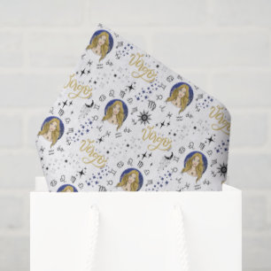 De Seda Papel tisú Zodiaco Virgo