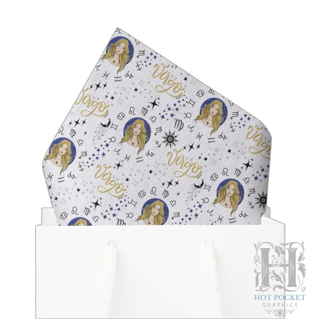 De Seda Papel tisú Zodiaco Virgo (Subido por el creador)
