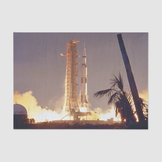 De Seda Papel tisular Apolo 14 (Anverso)