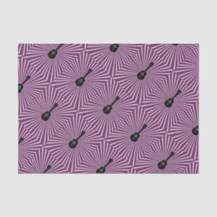 De Seda Papel trippy ucraniano impreso morado