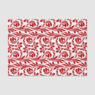 De Seda PAPEL Waves-Red-White-TISSUE WRAP