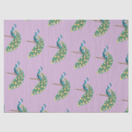 De Seda Peacock Series Design 3 Lilac Tejido Papel