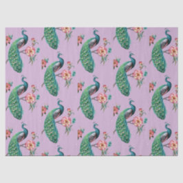 De Seda Peacock Series Design 4 Lilac Tejido Papel