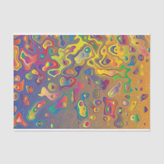 De Seda Prisma arcoiris agua tira papel tisular (Anverso)