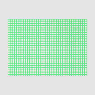 De Seda Puntos blancos sobre un papel verde claro
