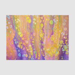 De Seda Resumen Papel morado y amarillo