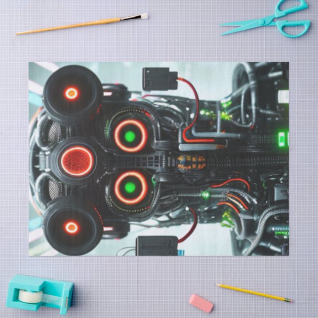 De Seda Robot 5 papel tisular (Artesanía)