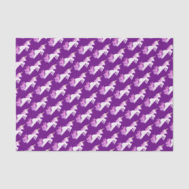 De Seda Unicornios acuarela arte papel tisular