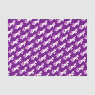 De Seda Unicornios acuarela arte papel tisular