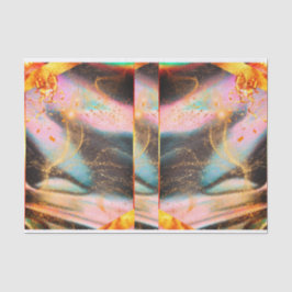 De Seda Vibrante Papel Tejido Oro