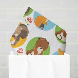 De Seda Woodland Animales papel higiénico Fiesta