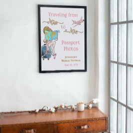 De Señorita a Señora Señal de Fotos de Viaje de De