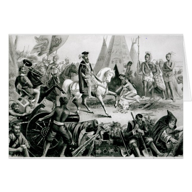 De Soto Discovering el Mississippi (Anverso (Horizontal))