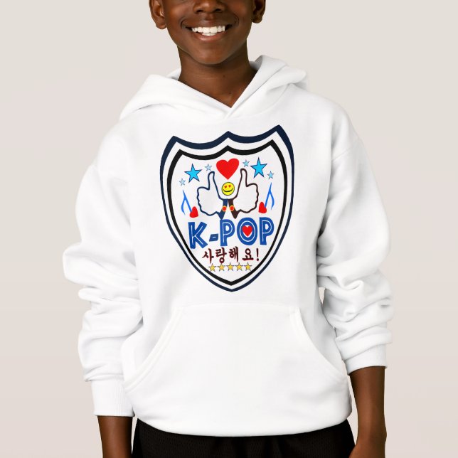 " ╝ de Sweatshirt♥♫ encapuchado de los niños (Anverso)