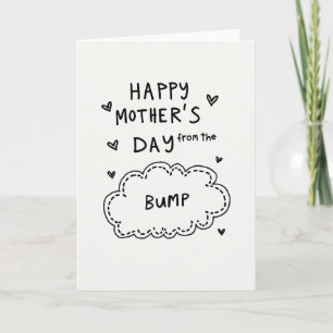 De tarjeta de nube del día de la madre Bump