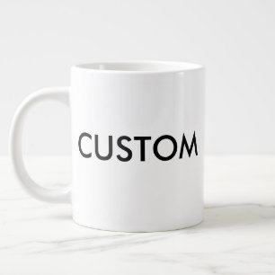 De Taza muy grande del café con leche del jumbo 20oz